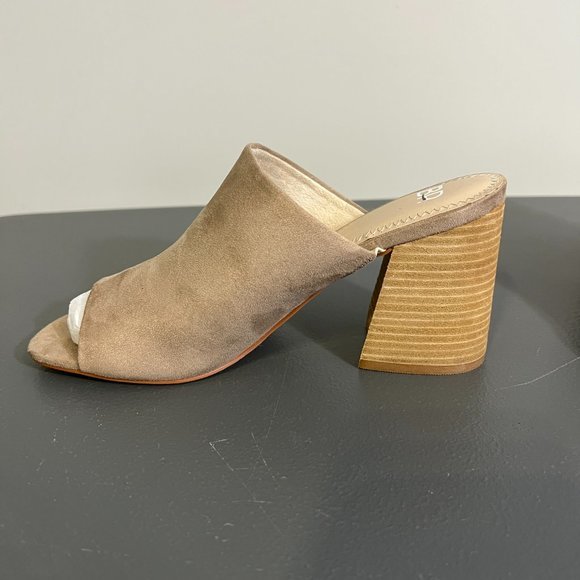 NWOT BP Callum Open Toe Mule in Beige Taupe (8) - Picture 4 of 10